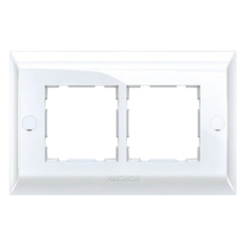 Anchor Ziva Single Mounting Plate 4Module White 68804 