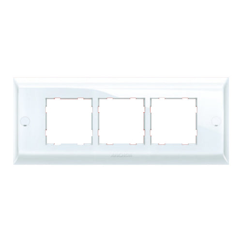 Anchor Ziva Single Mounting Plate 6Module White 68806 