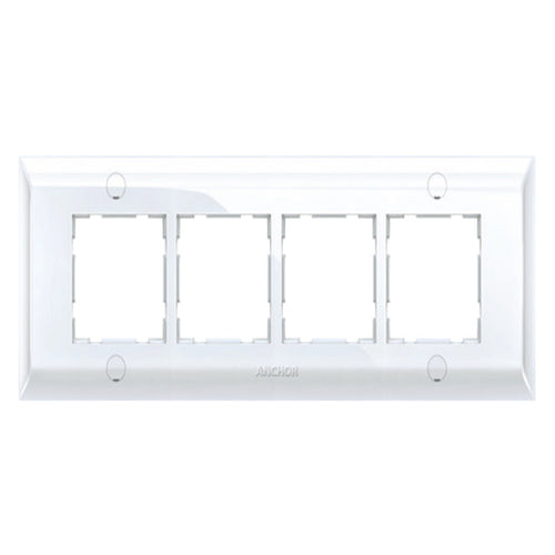 Anchor Ziva Single Mounting Plate 8Module White 68808 