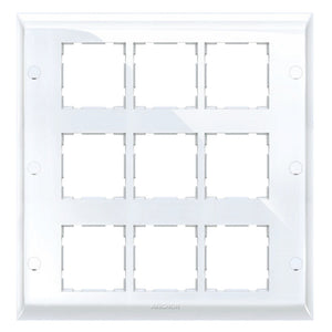 Anchor Ziva Single Mounting Plate 18Module White 68818 