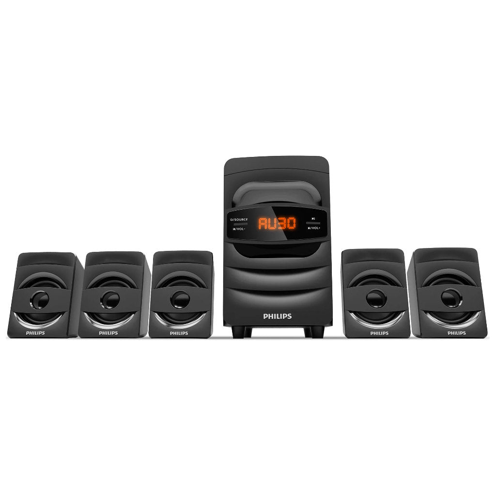 Philips 5.1 Multimedia Speakers With USB/Bluetooth SPA5128B 