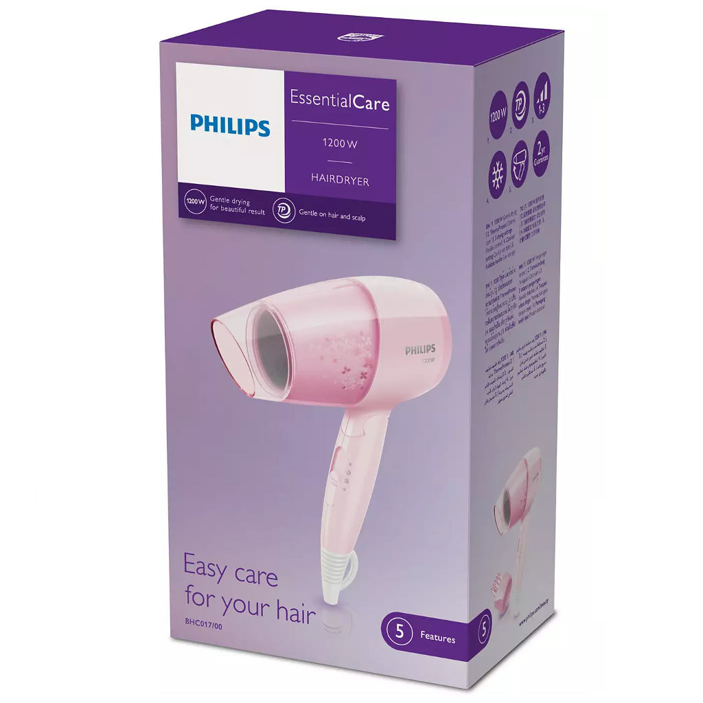 Philips Hairdryer 1200W Cherry Blossom Pink BHC017/00