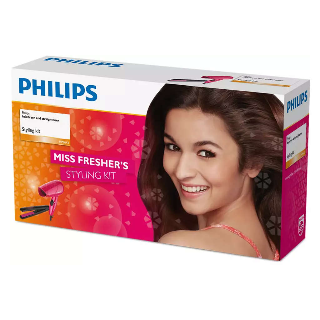 Philips Hair Dryer & Straightener 1.6m HP8643
