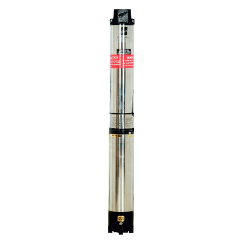 Kirloskar Borewell Submersible Pump Water Cooled Single Phase Copper Rotor 4Inch 1HP BIGFLOW-1010A 