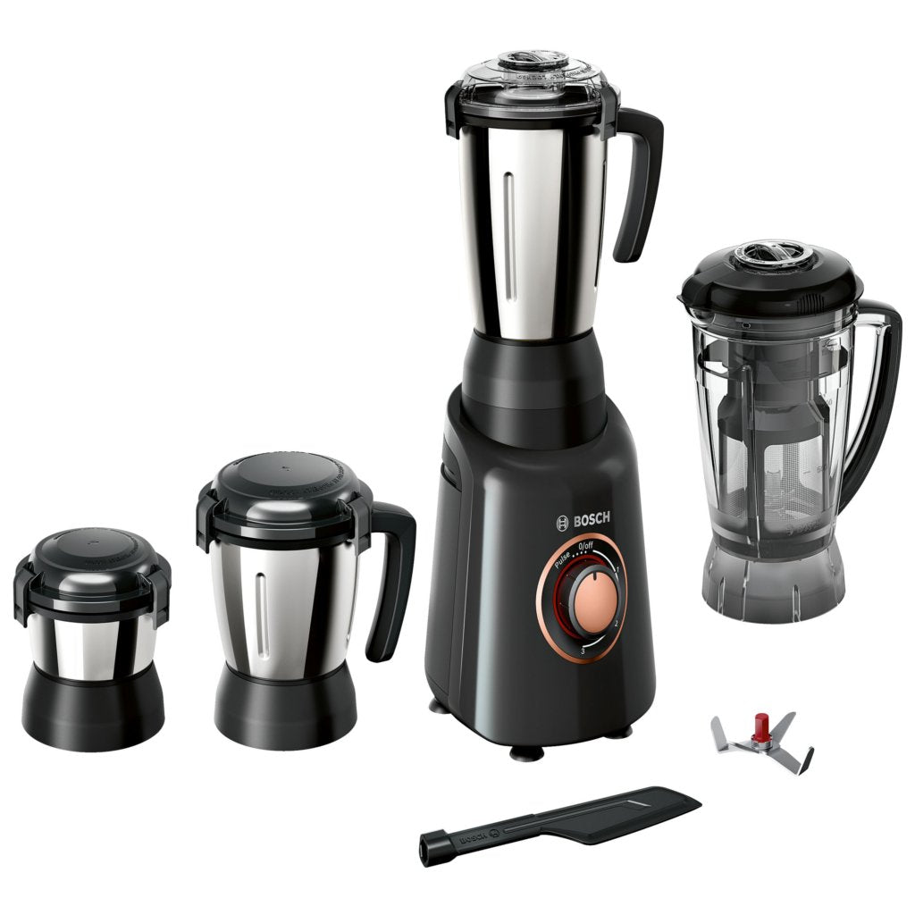Buy Bosch TrueMixx 4 Jars Mixer Grinder 750W Black MGM6641BIN Online at Bestomart