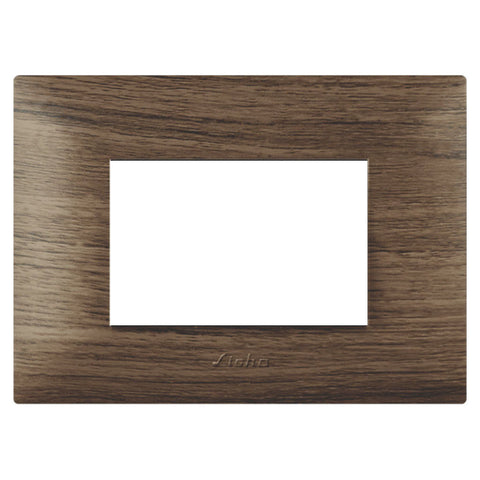 Lisha Wood Turbo Cover Plates Teak Wood 1-18Module 
