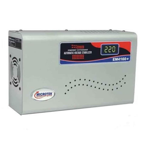 Microtek Digital AC Voltage Stabilizer for Upto 1.5 Ton AC EM4160+ 