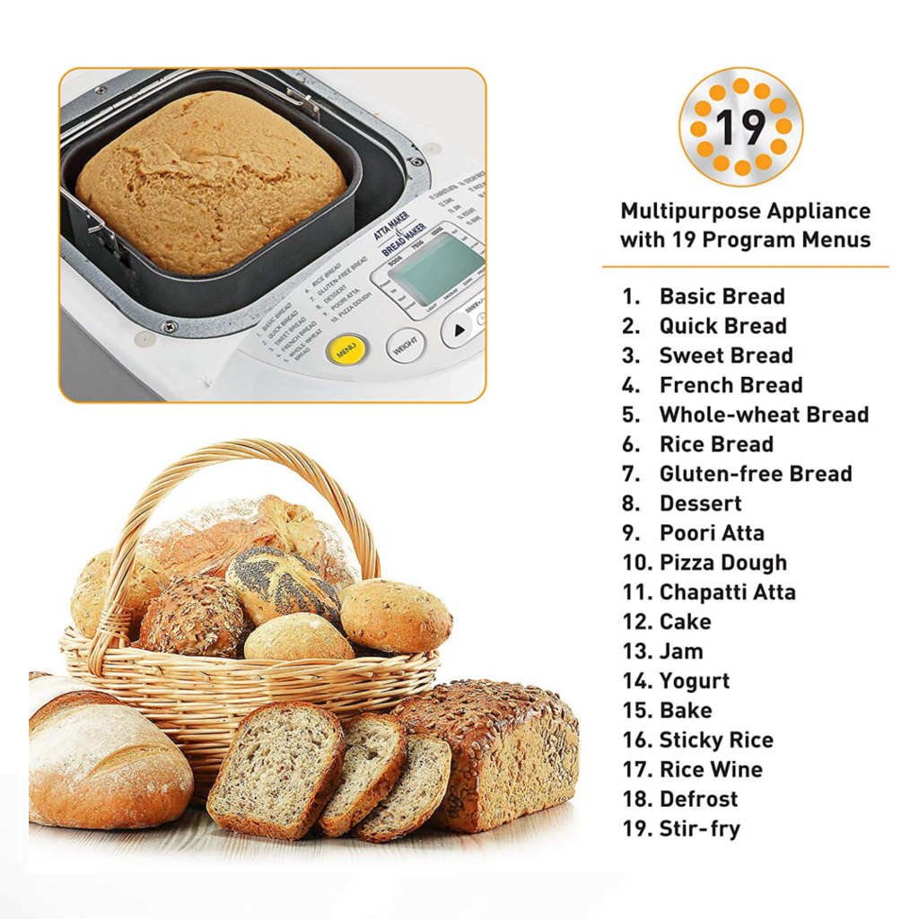 Kent Atta Maker And Bread Maker 550W 16010