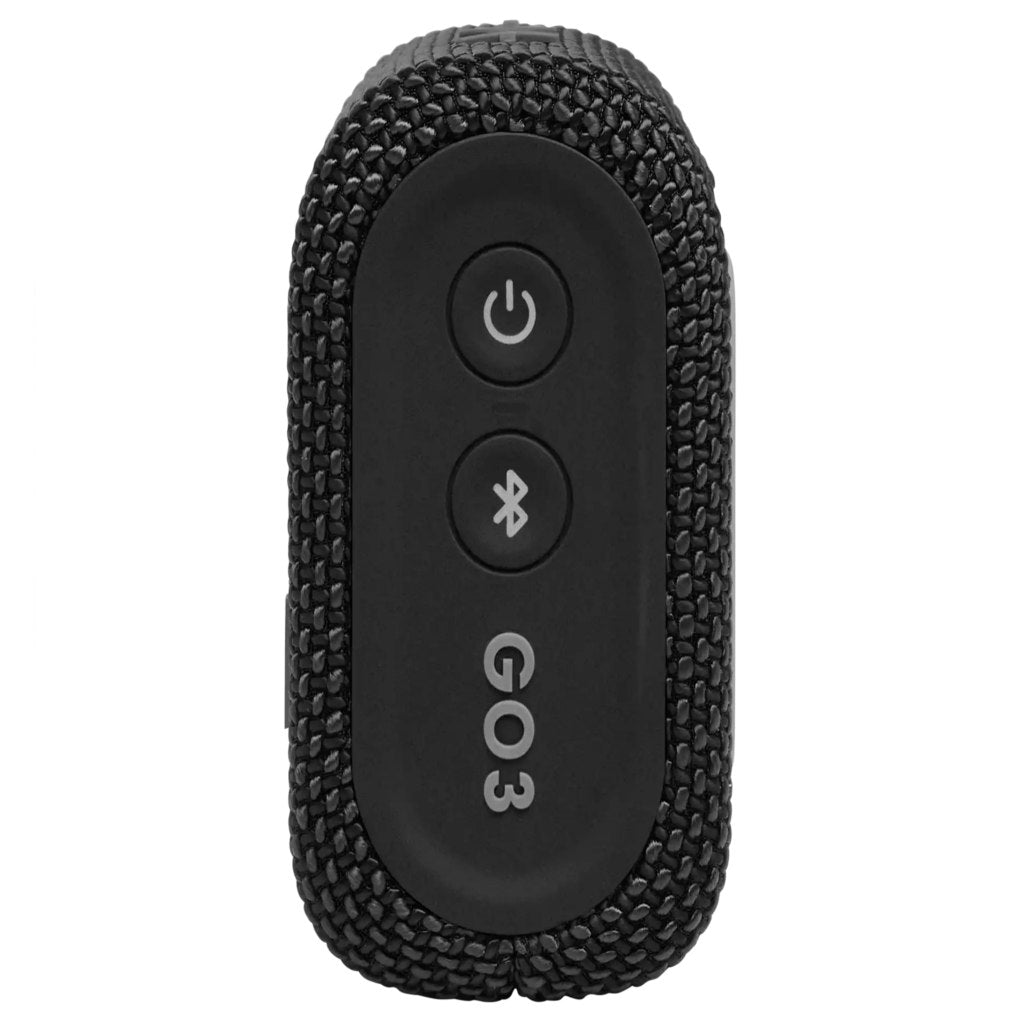 JBL GO 3 Portable Waterproof  Speaker Black JBLGO3BLKAM