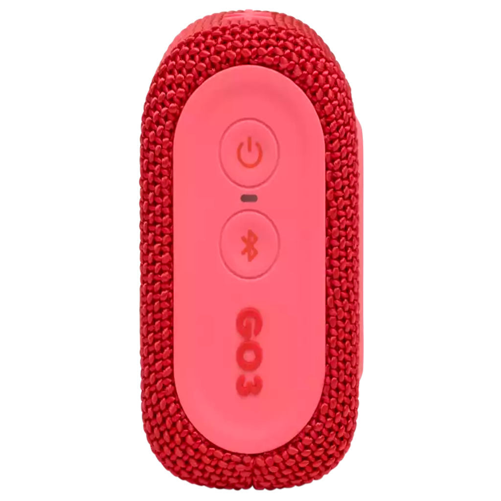 JBL GO 3 Portable Waterproof  Speaker Red JBLGO3REDAM