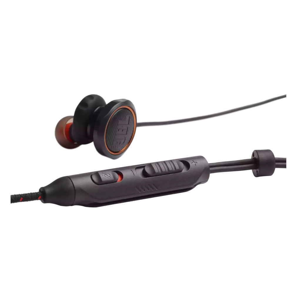 JBL Quantum 50 Wired In-Ear Gaming Headset With Volume Slider And Mic Mute Black JBLQUANTUM50BLKAM