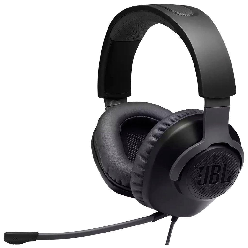 JBL Quantum 100 Wired Over-Ear Gaming Headset With A Detachable Mic Black JBLQUANTUM100BLK