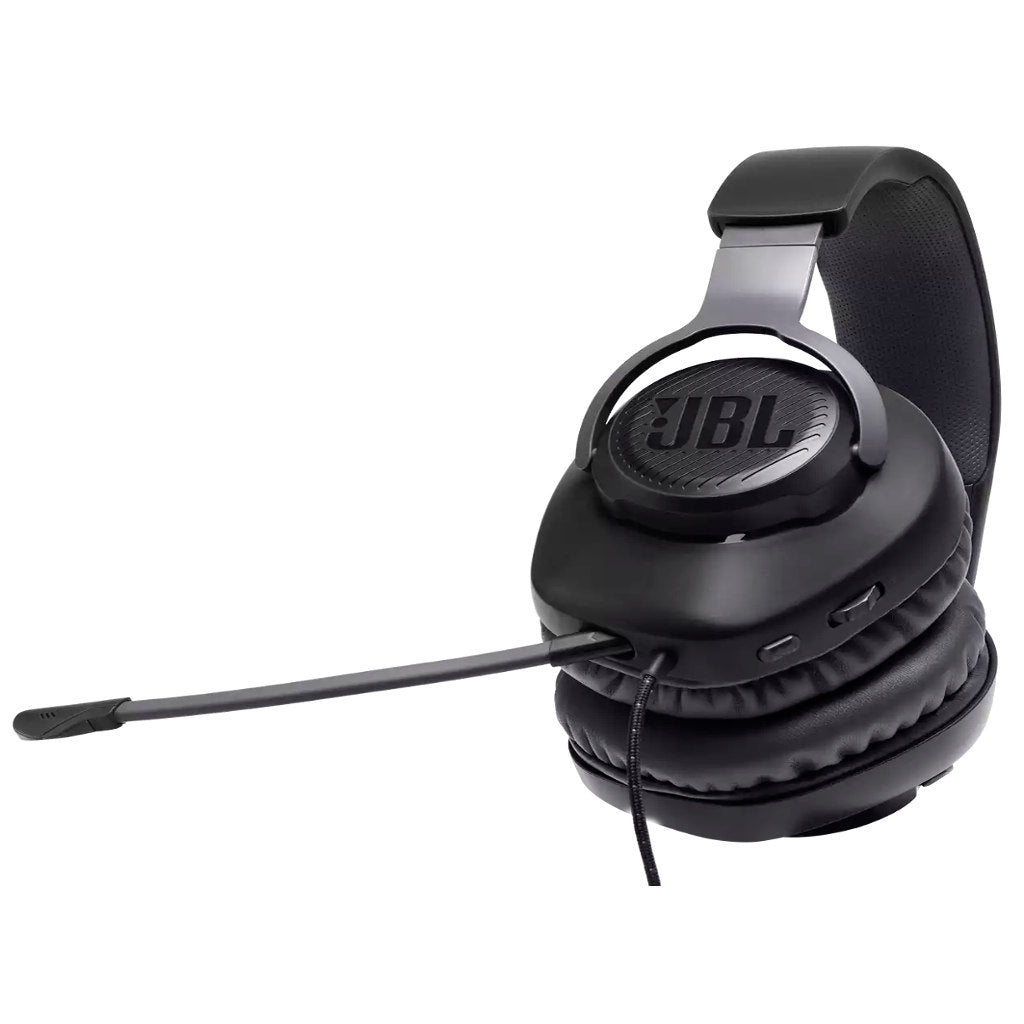 JBL Quantum 100 Wired Over-Ear Gaming Headset With A Detachable Mic Black JBLQUANTUM100BLK