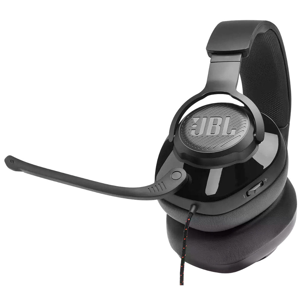 JBL Quantum 200 Wired Over-Ear Gaming Headset With Flip-Up Mic Black JBLQUANTUM200BLKAM