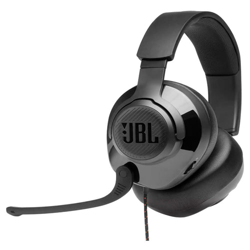 JBL Quantum 200 Wired Over-Ear Gaming Headset With Flip-Up Mic Black JBLQUANTUM200BLKAM 