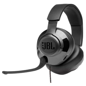 JBL Quantum 200 Wired Over-Ear Gaming Headset With Flip-Up Mic Black JBLQUANTUM200BLKAM 