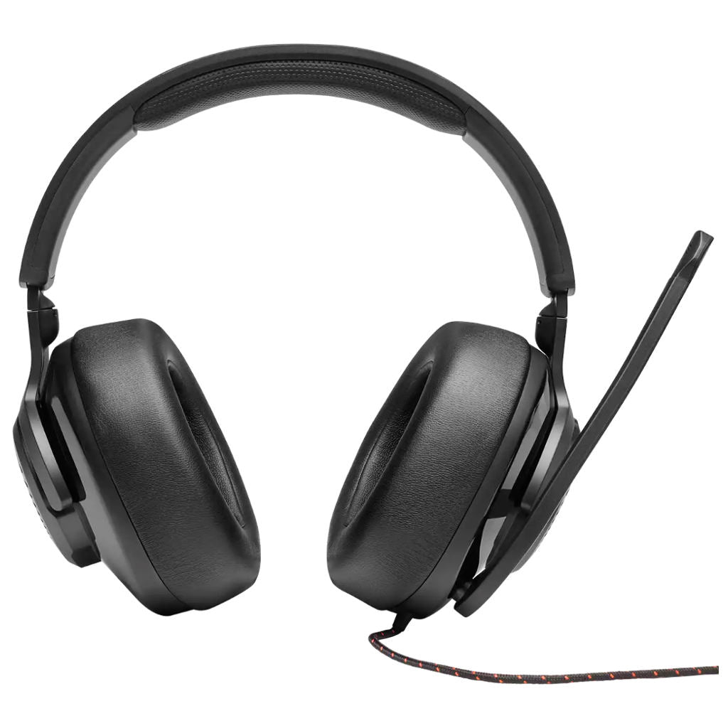 JBL Quantum 300 Hybrid Wired Over-Ear Gaming Headset With Flip-Up Mic Black JBLQUANTUM300BLKAM