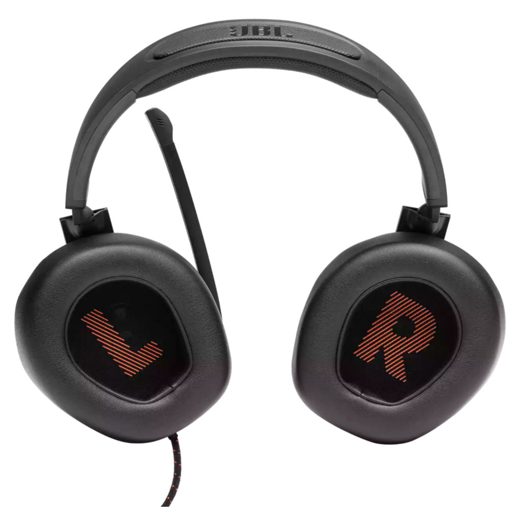 JBL Quantum 300 Hybrid Wired Over-Ear Gaming Headset With Flip-Up Mic Black JBLQUANTUM300BLKAM