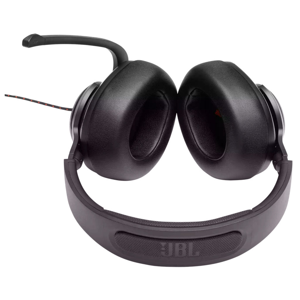 JBL Quantum 300 Hybrid Wired Over-Ear Gaming Headset With Flip-Up Mic Black JBLQUANTUM300BLKAM