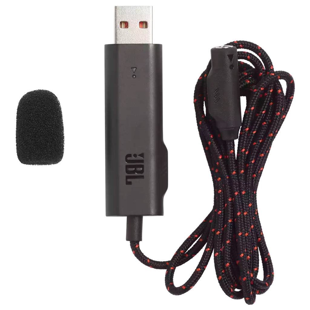 JBL Quantum 300 Hybrid Wired Over-Ear Gaming Headset With Flip-Up Mic Black JBLQUANTUM300BLKAM