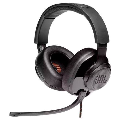 JBL Quantum 300 Hybrid Wired Over-Ear Gaming Headset With Flip-Up Mic Black JBLQUANTUM300BLKAM 