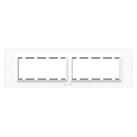 Fybros Arrow Modular Plate 8M-H Basic White W70006 