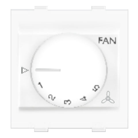 Fybros Wood-em Modular Glaze EME Fan Regulator 5 Step White W10029 