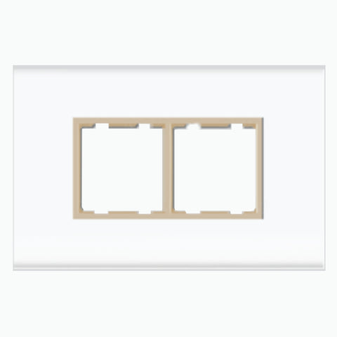 Fybros Axcent Modular Plate 4M Basic Ivory W20004 