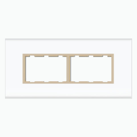 Fybros Axcent Modular Plate 6M Basic Ivory W20005 
