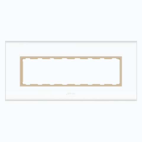 Fybros Axcent Modular Plate 8M-W/P Basic Ivory W20006 