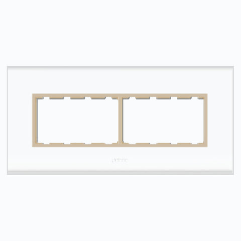 Fybros Axcent Modular Plate 8M-H Basic Ivory W20007 