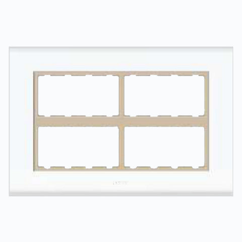 Fybros Axcent Modular Plate 16M Basic Ivory W20010 