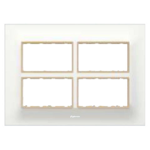 Fybros A-Nine Modular Plate 16M Basic Ivory W60010 