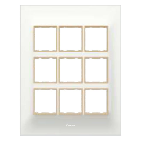 Fybros A-Nine Modular Plate 18M-V Basic Ivory W60013 