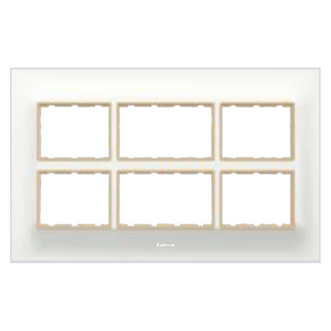Fybros A-Nine Modular Plate 20M Basic Ivory W60014 