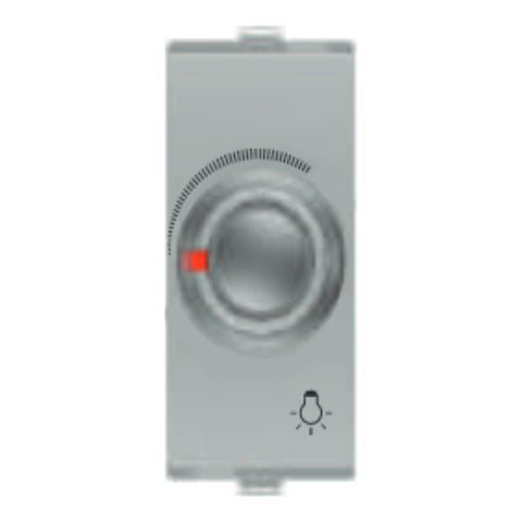 Fybros Favio Java Mini Dimmer 1 Module 240V Metallic F1051 