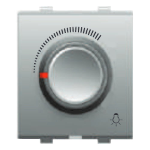 Fybros Favio Java Mini Dimmer 2 Module 240V Metallic F1052 