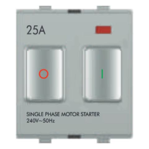 Fybros Favio Motor Starter Switch 25Amp Metallic F1064 
