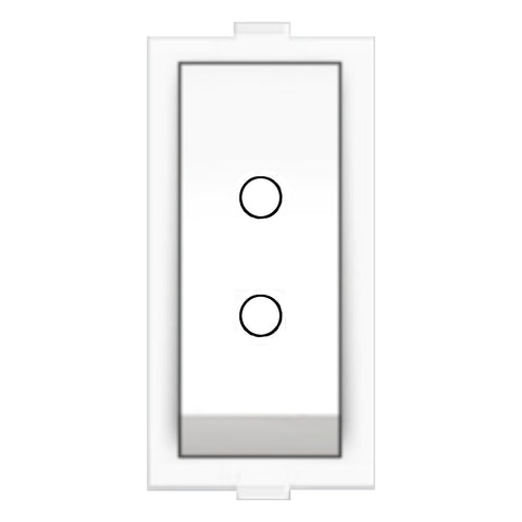 Fybros Wood-em Modular Two Way Switch One Module 10Amp White W10002 