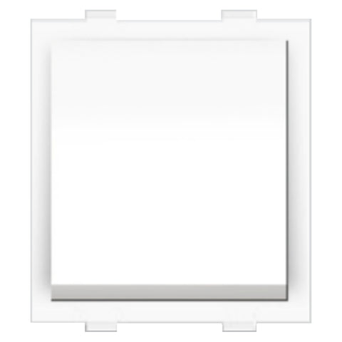 Fybros Wood-em Modular One Way Switch Two Module 10Amp White W10006 