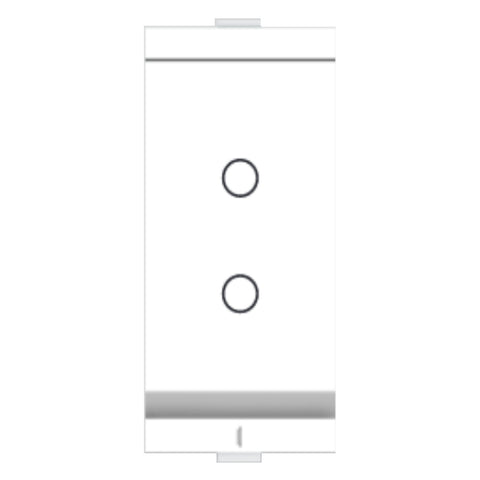 Fybros Wood-em Modular Two Way Switch One Module 10Amp White W80002 