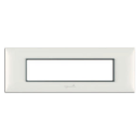Fybros Florenza Modular Plates With Mounting Frames 8M Glacier White F2009 