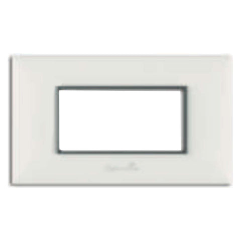 Fybros Fusion Modular Plates With Mounting Frames 4M Glacier White F3005 