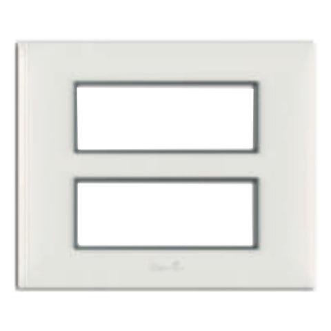 Fybros Fusion Modular Plates With Mounting Frames 12M Glacier White F3012 