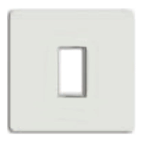 Fybros F-Wood Modular Plates With Mounting Frame 1M Glacier White F7001 