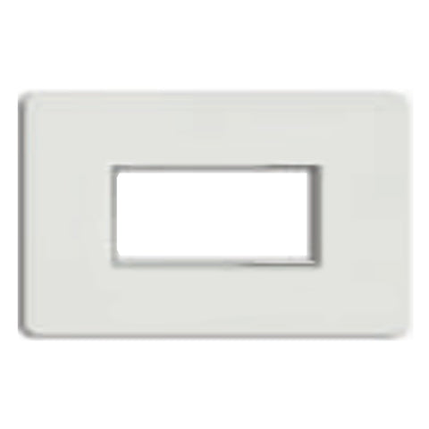 Fybros F-Wood Modular Plates With Mounting Frame 3M Glacier White F7003 