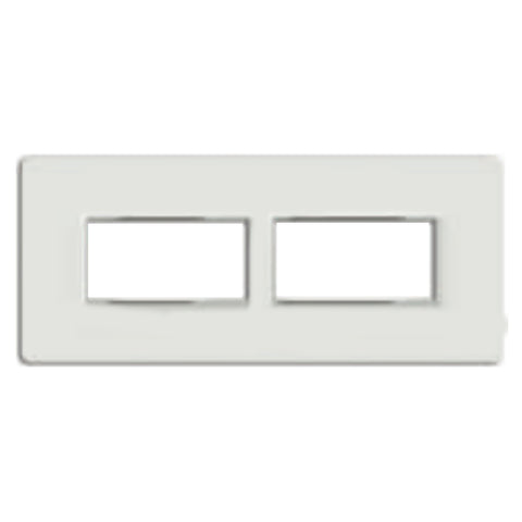 Fybros F-Wood Modular Plates With Mounting Frame 8M Glacier White F7006 