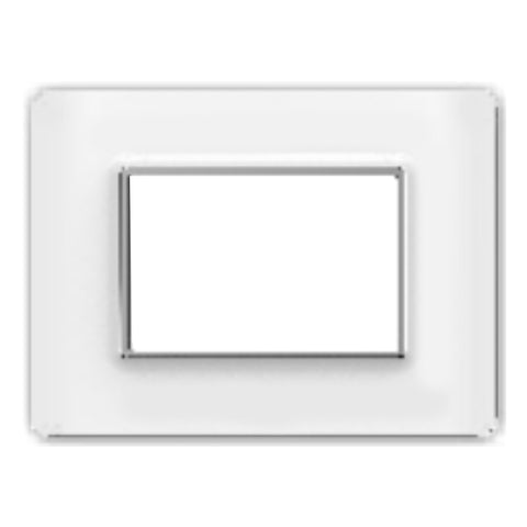 Fybros Flare Modular Plates With Mounting Frame 3M Mint White F9003 