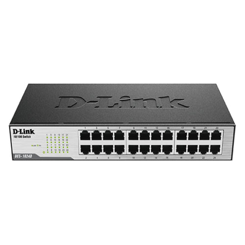 D-Link 24 Port Fast Ethernet Unmanaged Switch DES-1024D 