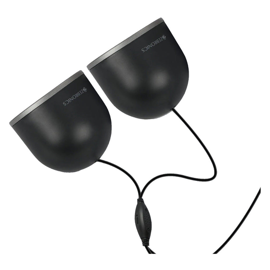 Zebronics Speaker With USB Powered 2.0 Channel Black Zeb-Pluto